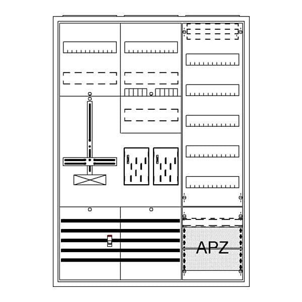 STRIEBEL & JOHN Komplettschrank APBKE-IA372Z1S1V5A2 BA37FN